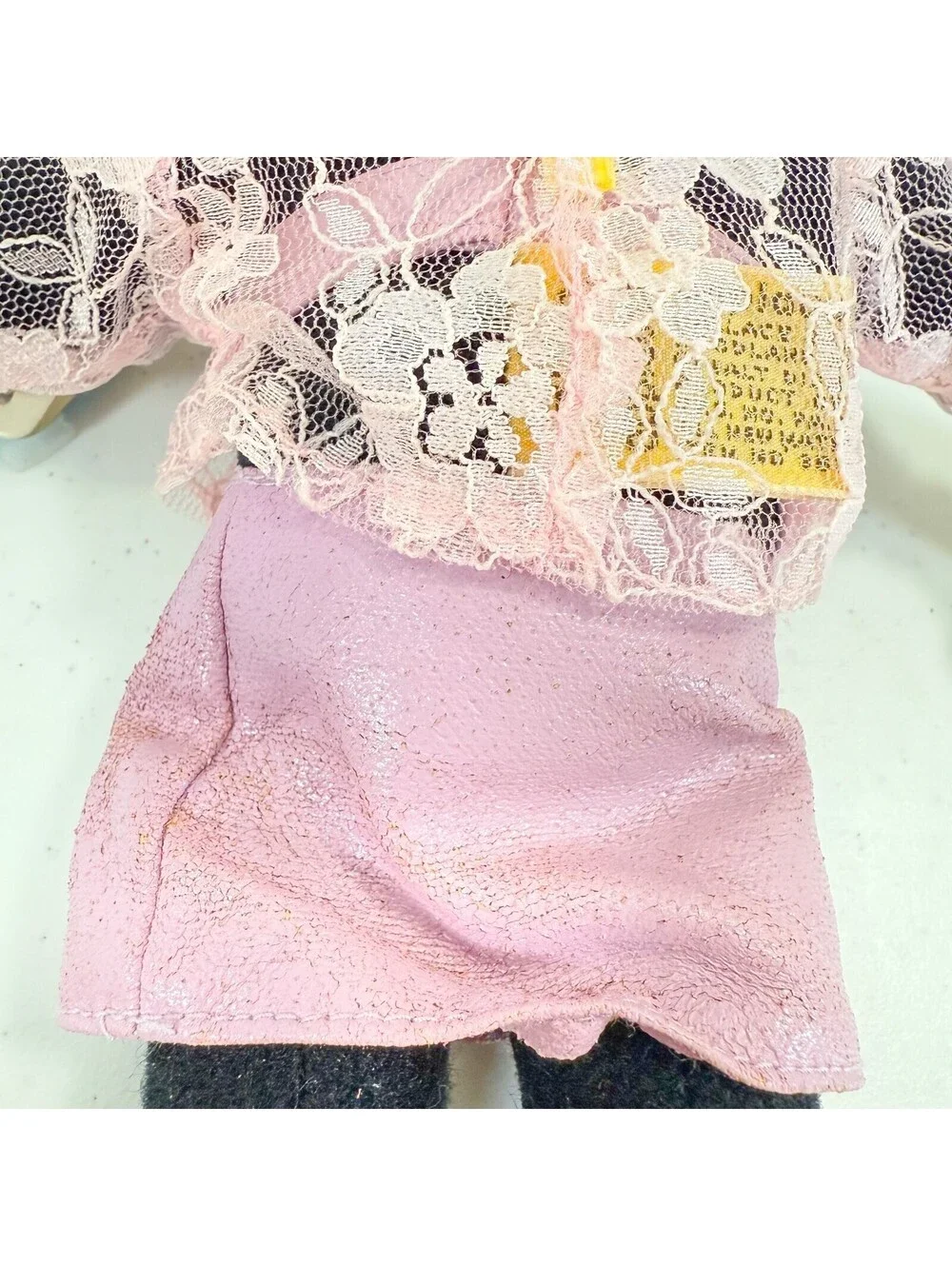 1986 Disney Totally Minnie Doll Applause #8534 Vinyl Head RARE MINI SKIRT & LACE